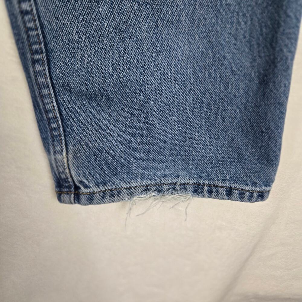 L.L. Bean Natural Fit Medium Wash Jeans Mens Straight Leg Denim 36x32 0701 - Picture 11 of 15